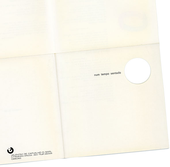Num tempo sentado, 1969